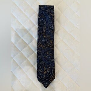 JZ Richards Gallery Collection Best Of Best Blue Brown HandMade Silk Made In Usa